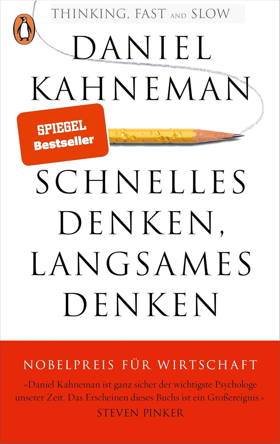 Buchcover: Schnelles Denken, Langsames Denken von Daniel Kahneman